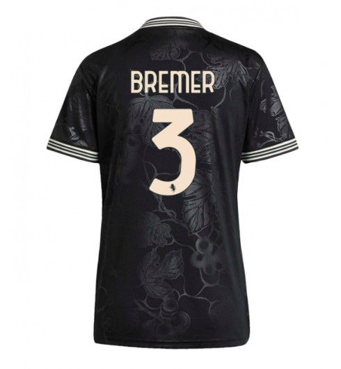 Juventus Gleison Bremer #3 Alternativní Dres pro Dámské 2025-26 Krátký Rukáv Juventus Gleison Bremer #3 Alternativní Dres pro Dámské 2025-26 Krátký Rukáv